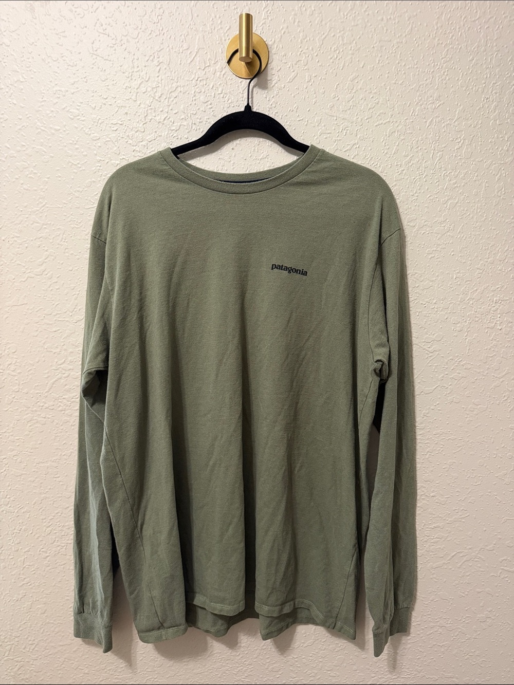 Patagonia Olive Green Regular Fit Long-Sleeve T-Shirt